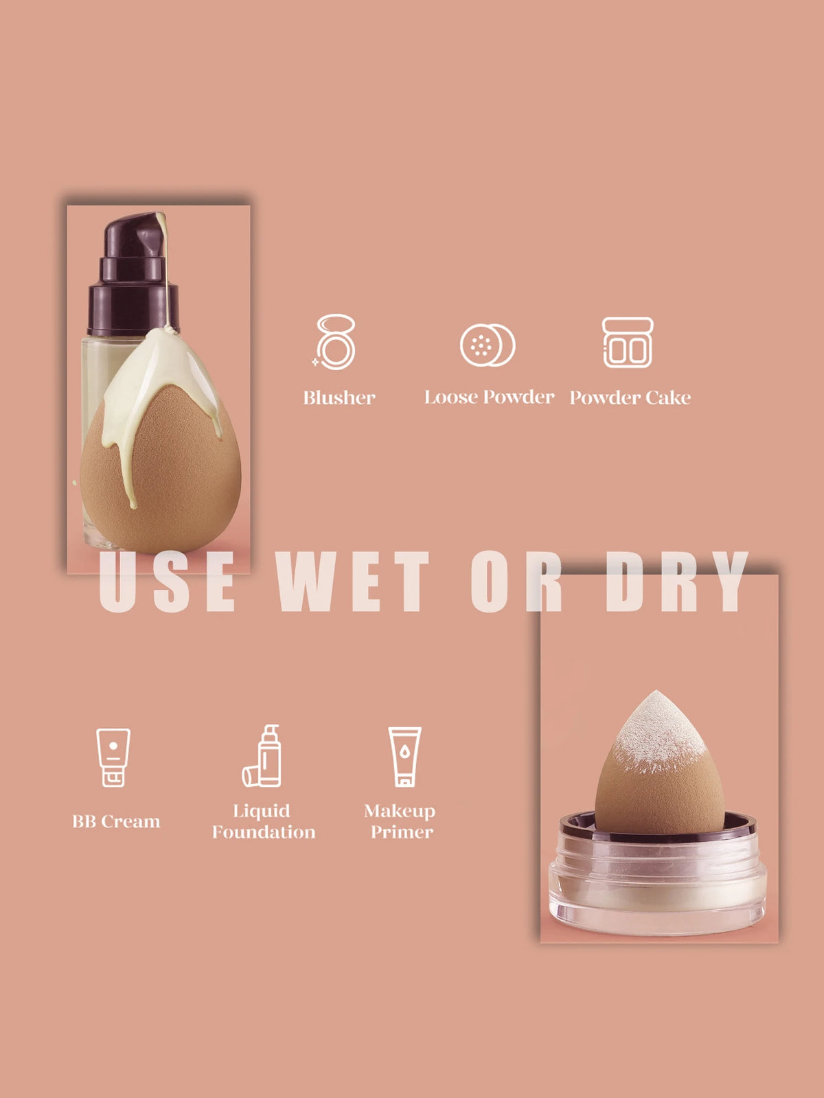 Bevia Cloud Blend Sponge Set